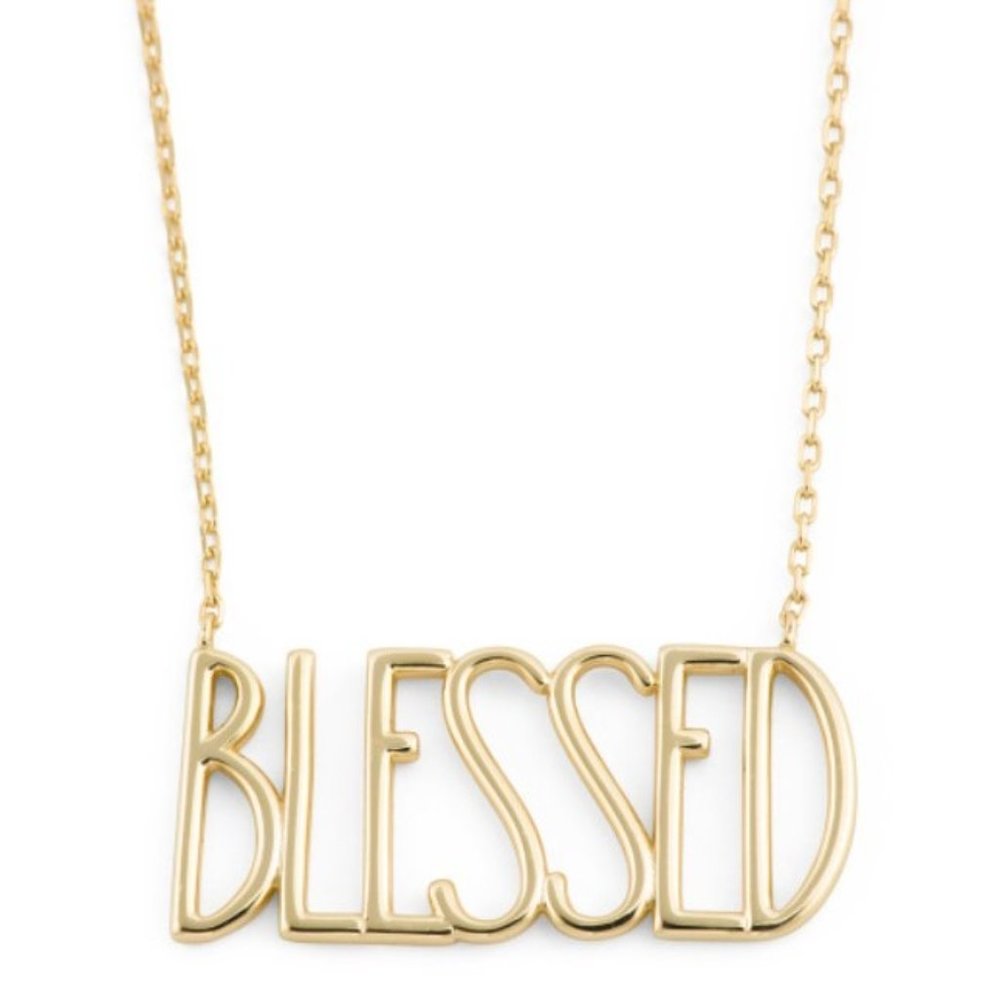 COPY - RAE DUNN 14k Gold Plated Sterling Silver Necklace